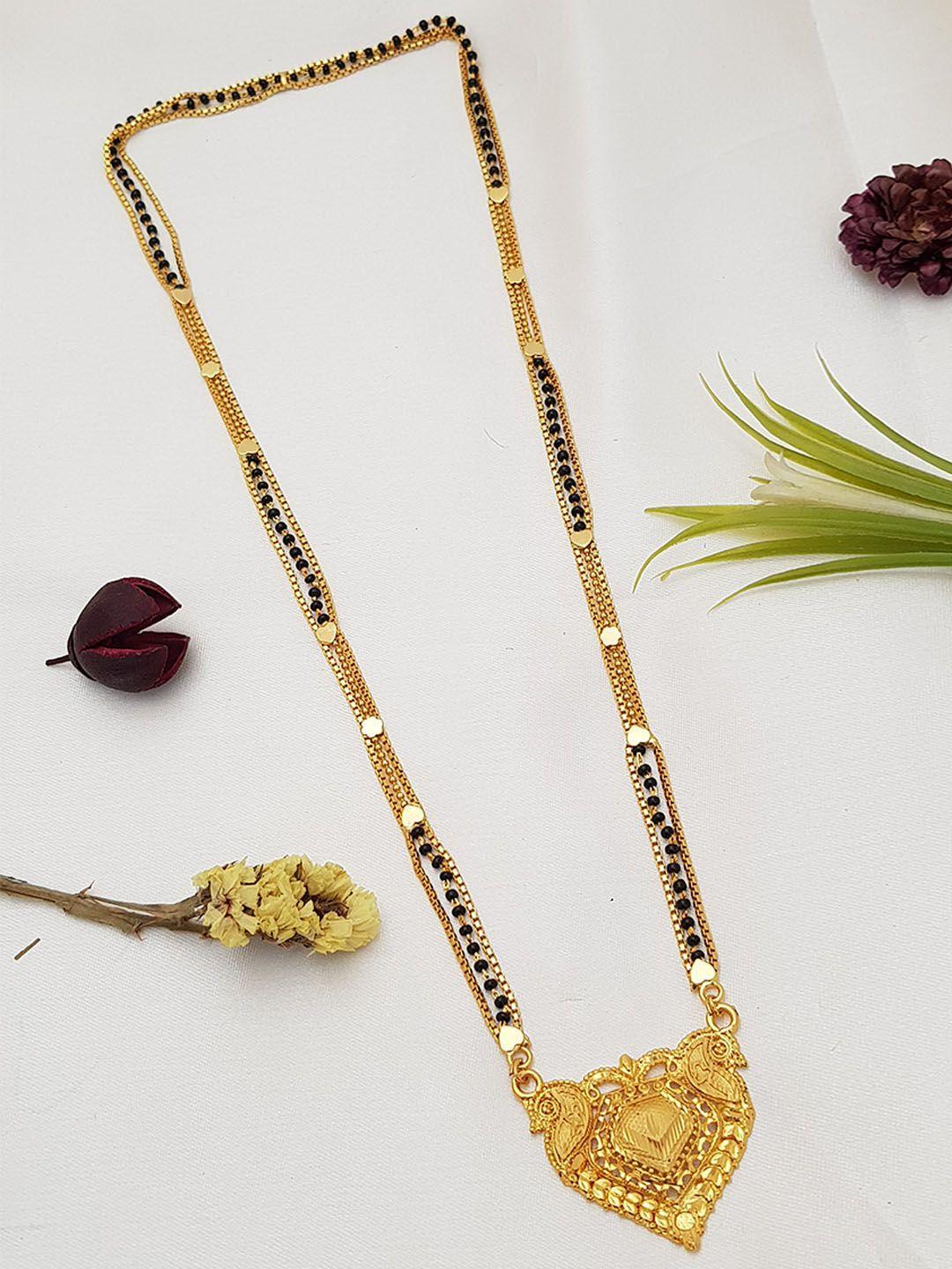 Gold Plated Black Beads Chain In Gold With Price Buy Digital Dress