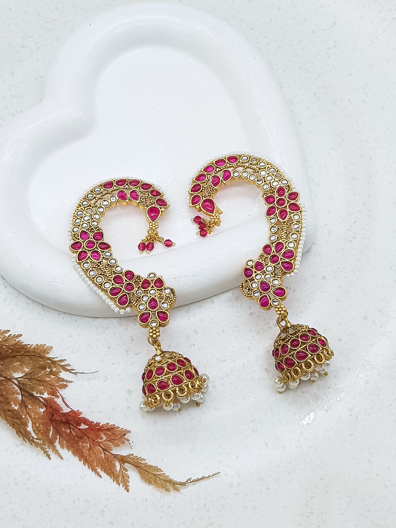 Buy Gold plated Bluetooth Earrings online by Griiham