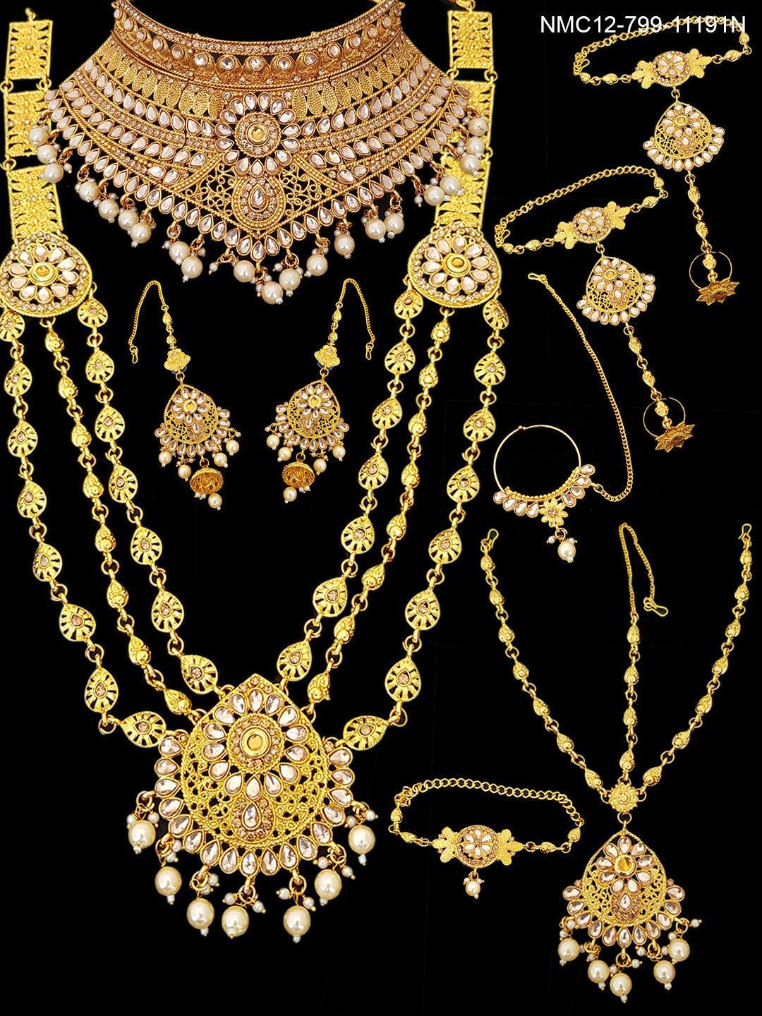 Fancy Jewellery Sets In Gold Buy Gold Plated Imitation Jewelry Set