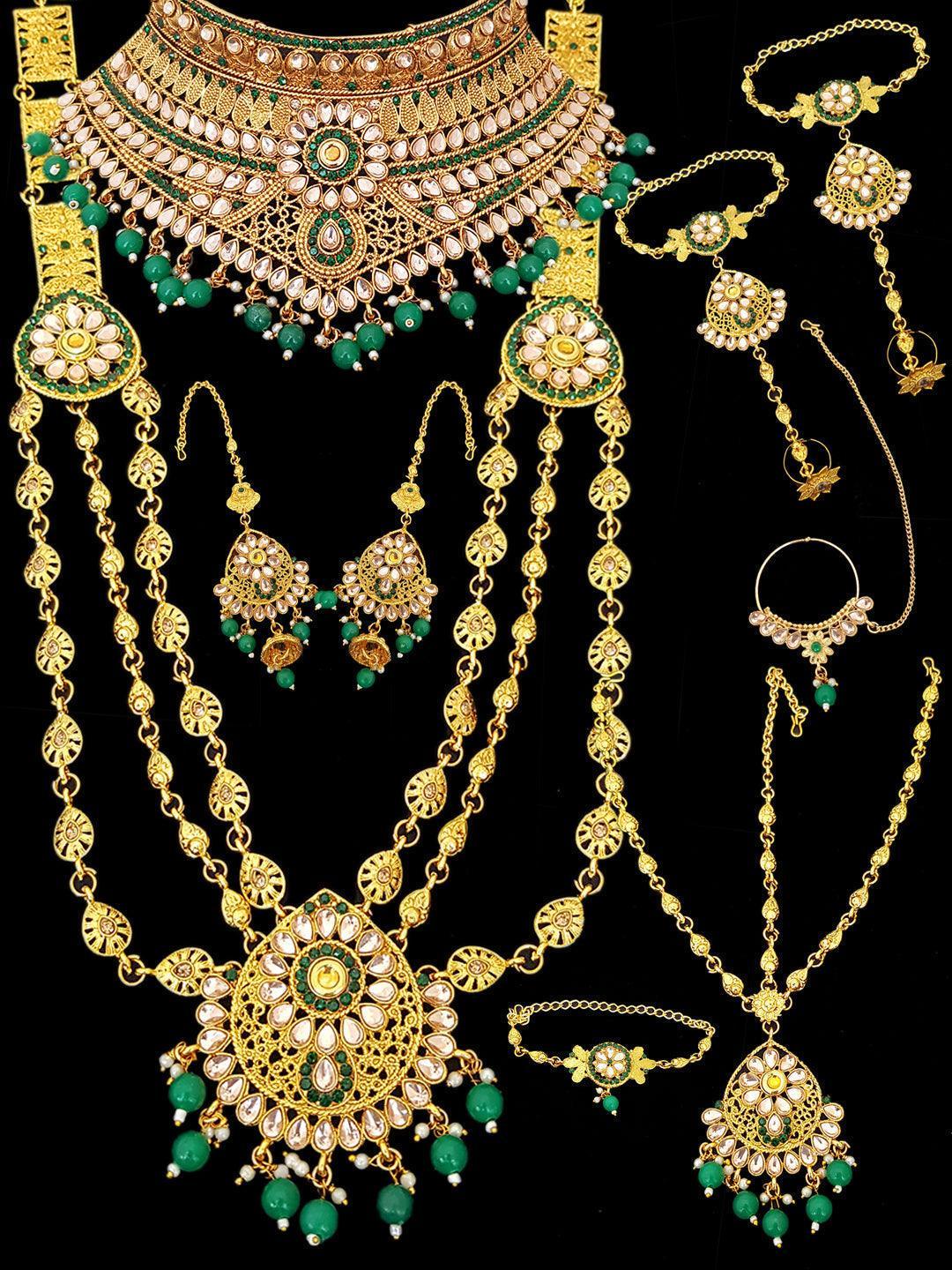 Buy Gold plated Imitation Jewelry Set Most Elegant Necklace Combo Online Griiham