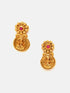 Gold Plated Laxmi Coin Short Necklace Set 6643N-1
