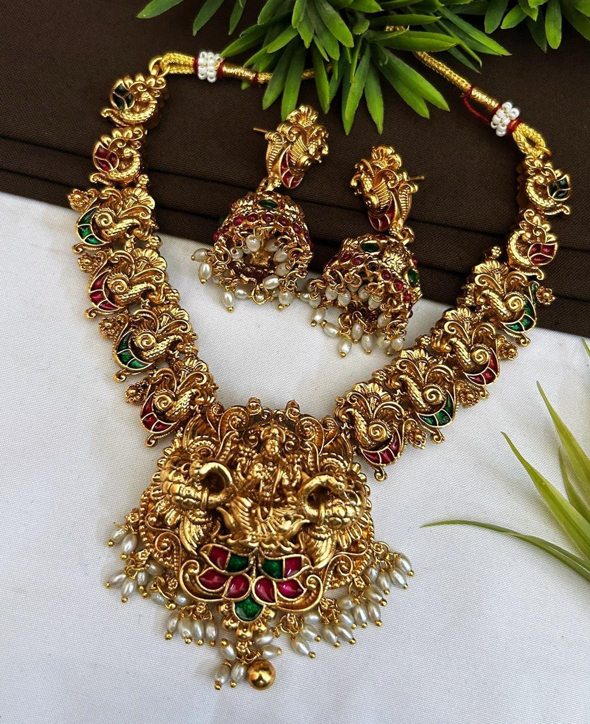 Rold Gold Necklace Designs With Price Pure Silver Gold-Plated