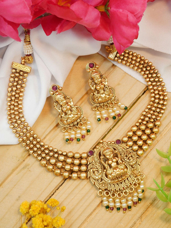 High Gold Jewellery Antique Long Necklace Online Gold Set Antique