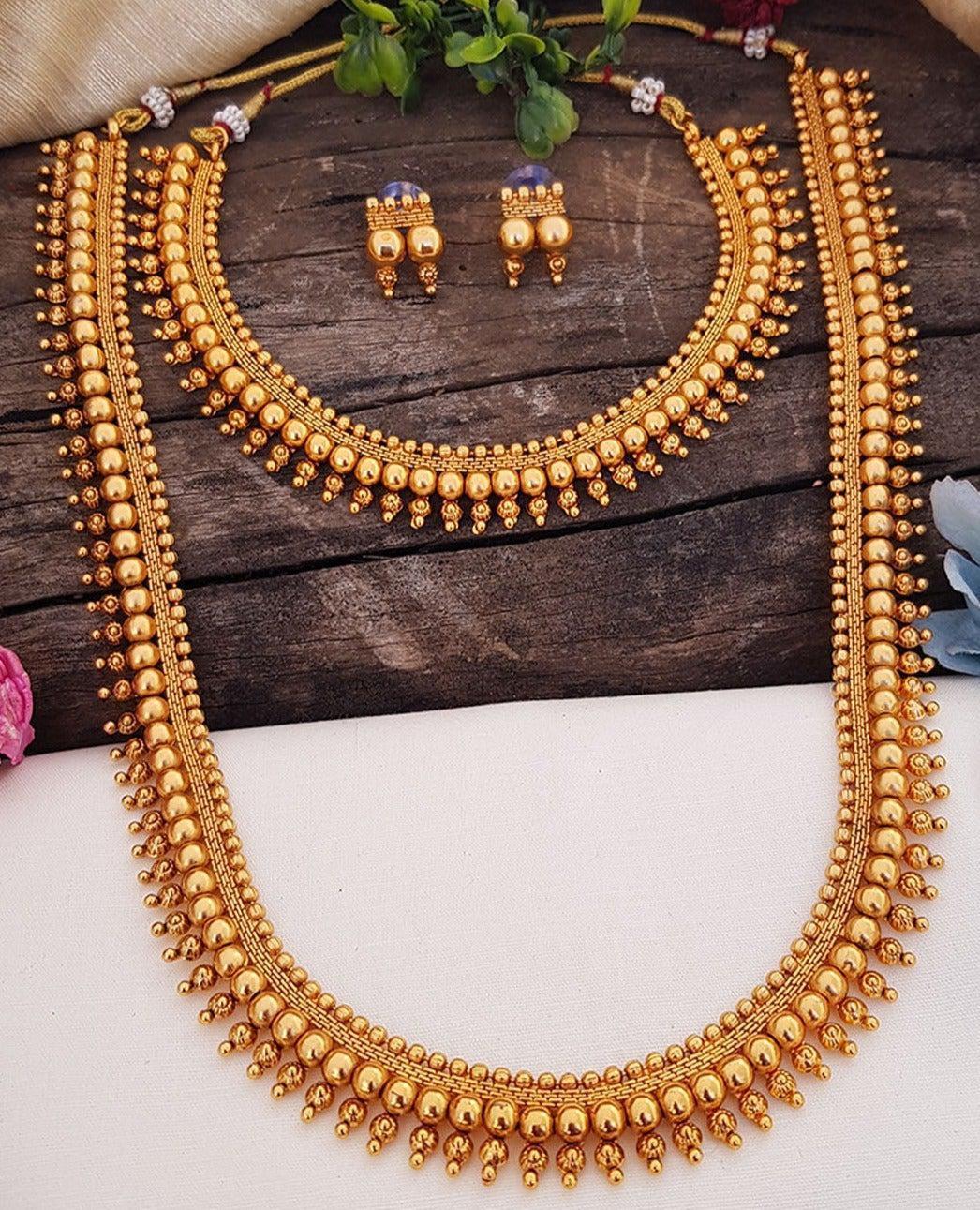 Buy Gold plated Imitation Jewelry Set Most Elegant Necklace Combo Online Griiham