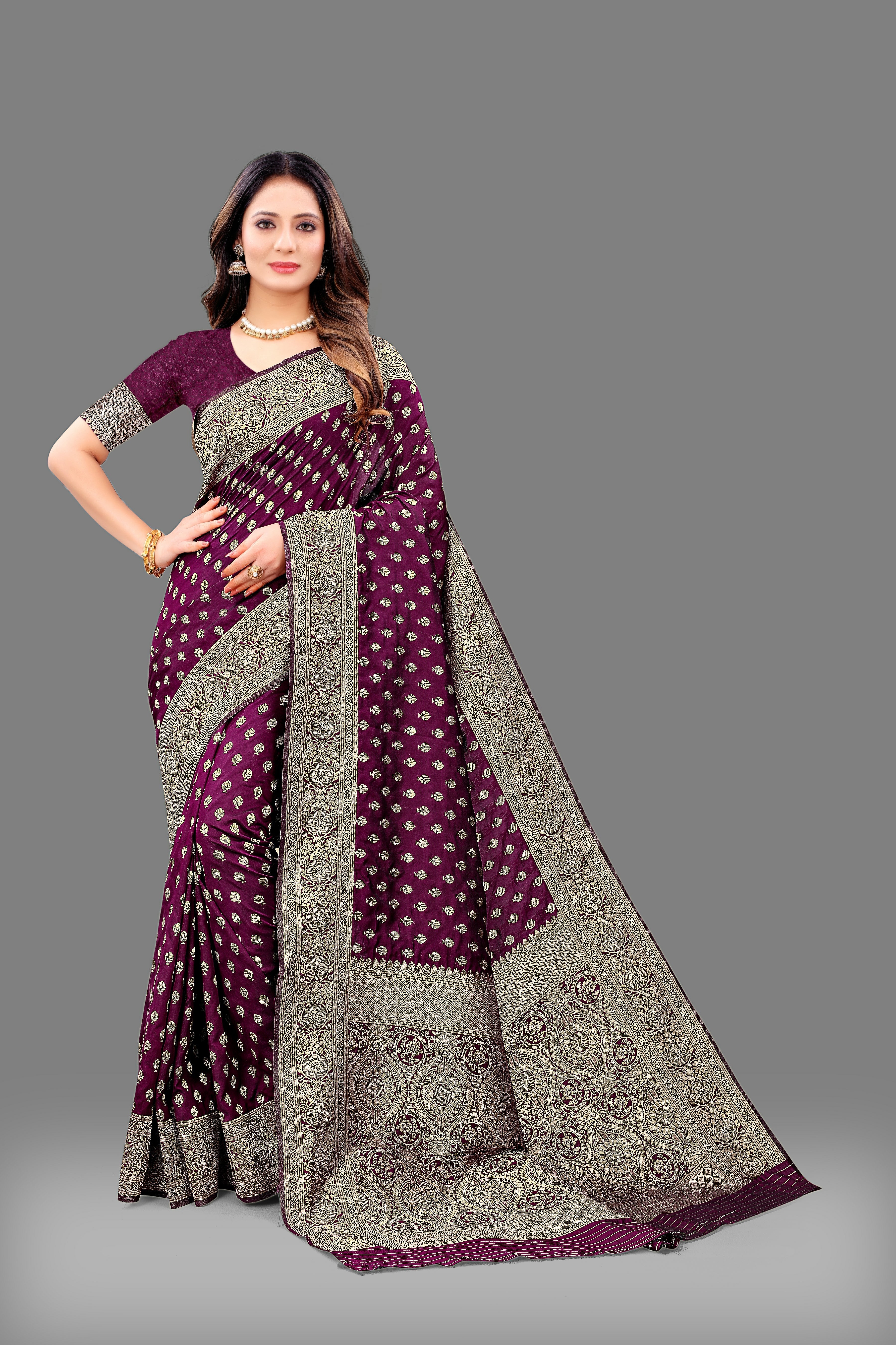 Soft Semi Silk Saree  With Rich Zari Wooven Pallu 20614N