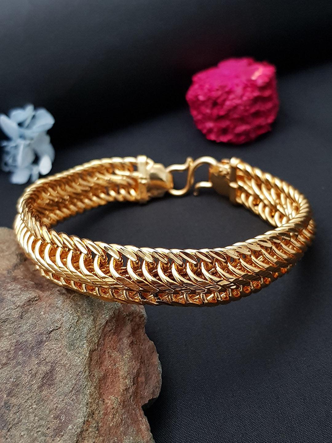Unisex Mens / Women Gold Plated Guaranteed Bracelets 7451N