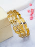Italian Light weight White gold and Gold Mix Brass bangles with gold plating
