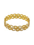 Italian Light weight White gold and Gold Mix Brass bangles with gold plating