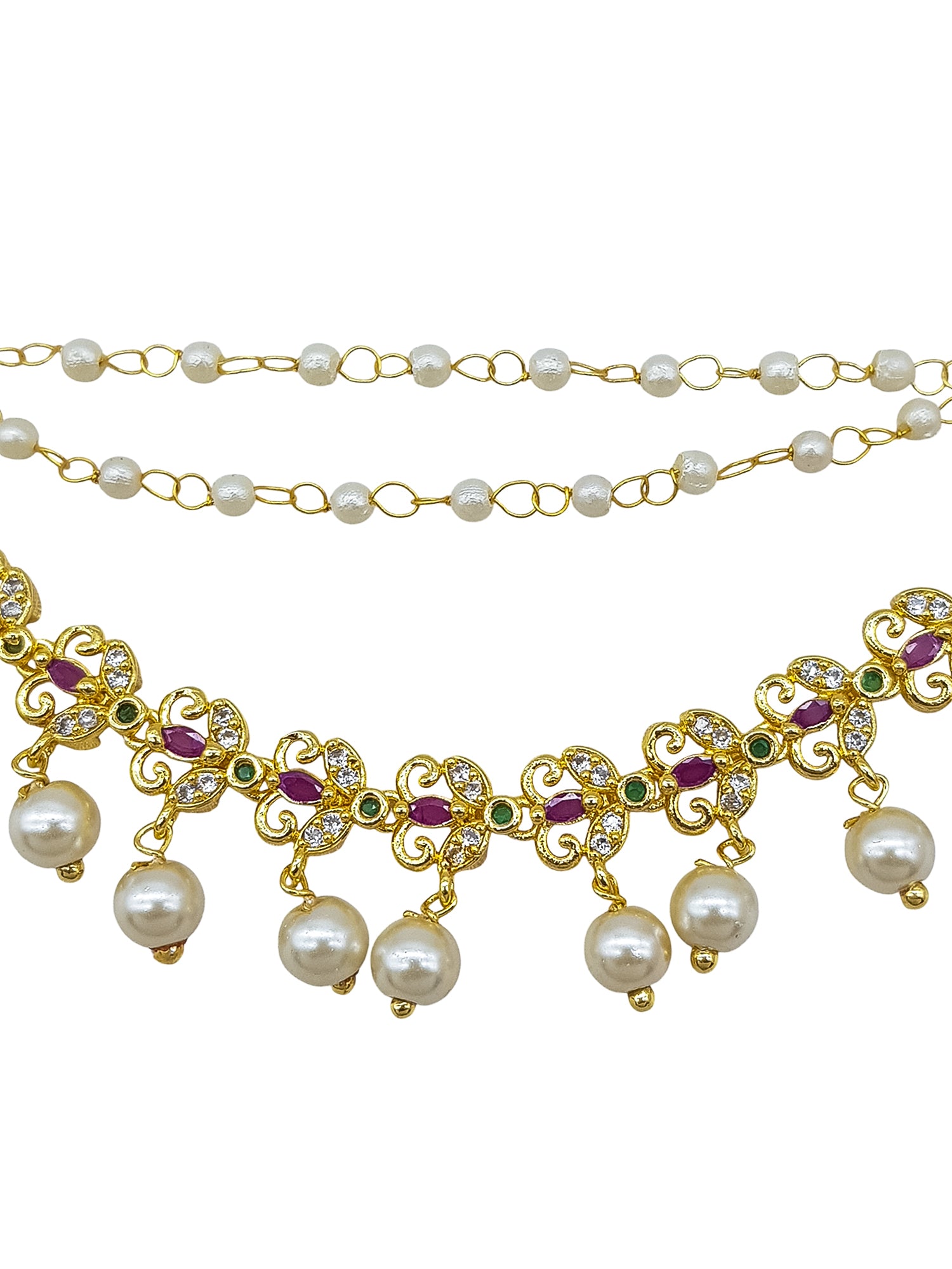 3 layer Matil with CZ/Ad stones