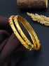 Italian Light Gold Brass bangles with gold plating