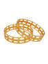 1 gram gold plated Bangle set of 2 B4SO11A-145-18872A