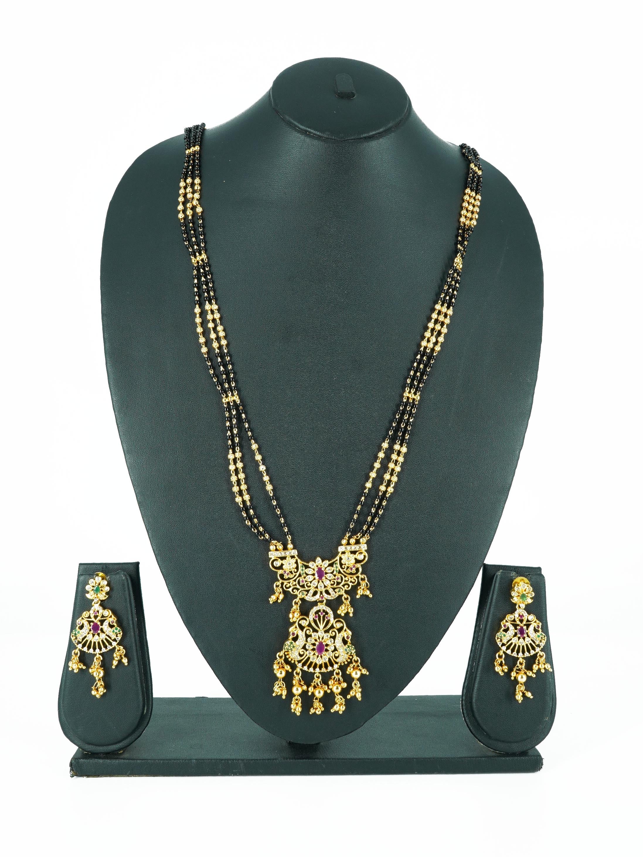 1 gram microgold plated Mangalsutra 30 inches 16219N