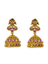 Gold Plated Long Temple design Necklace Set
