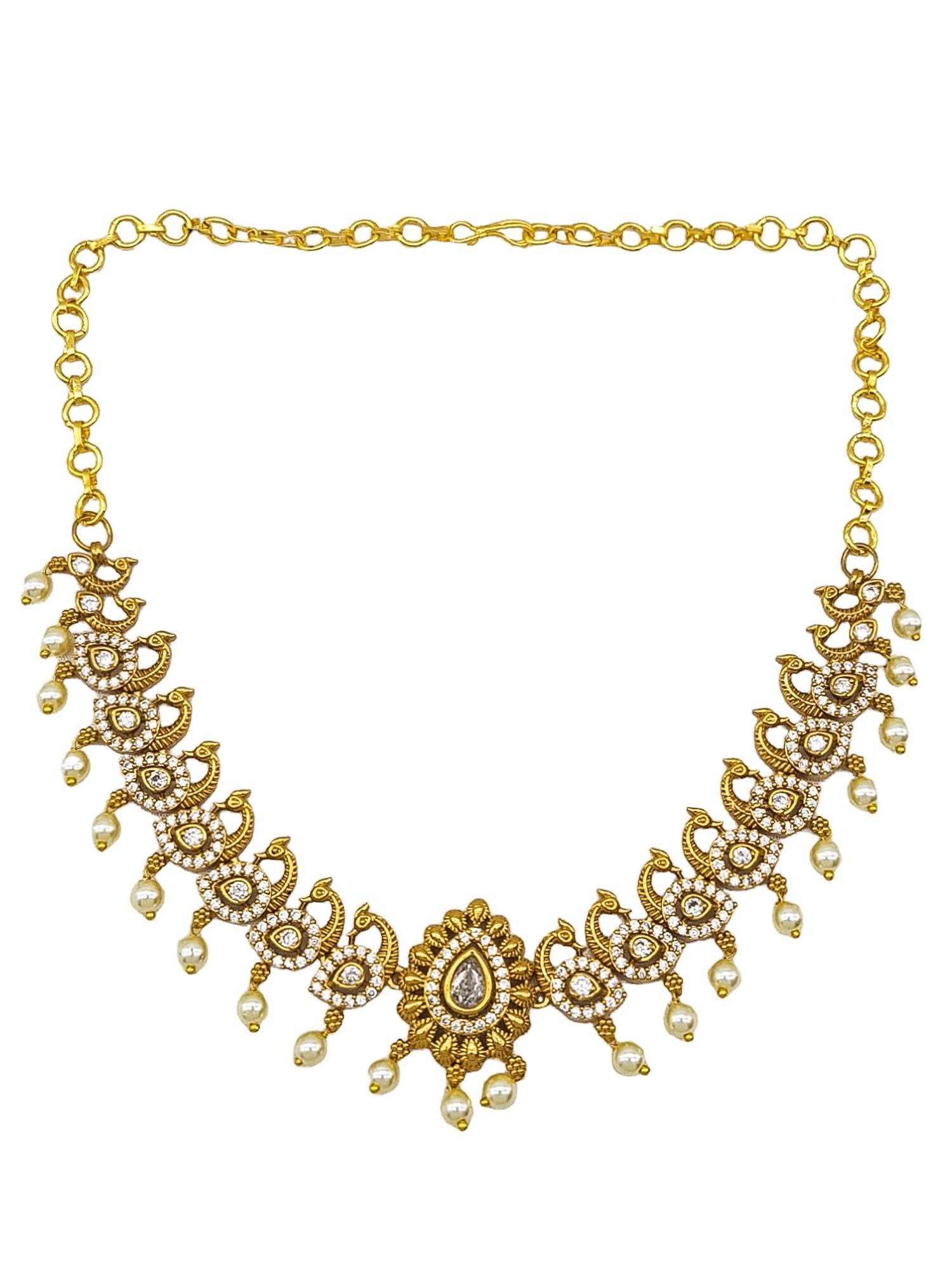 Premium Cz Stone designer Necklace set