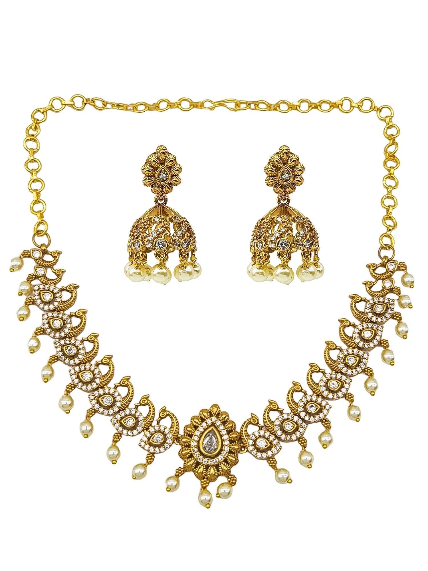 Premium Cz Stone designer Necklace set