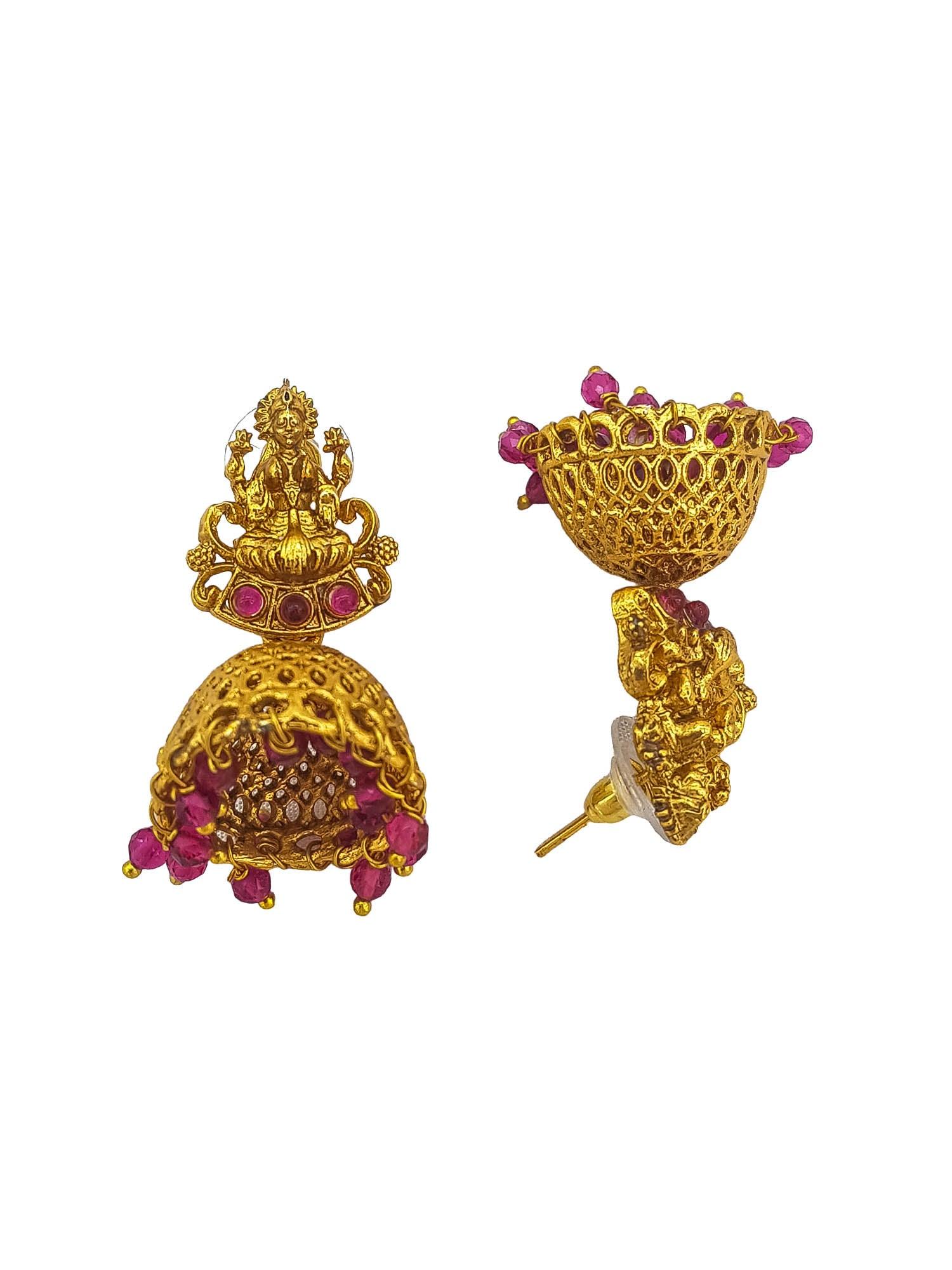 Gold Plated Long Necklace Set