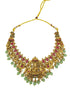 Premium Gold Plated Navaratna Stone Necklace set