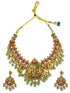 Premium Gold Plated Navaratna Stone Necklace set
