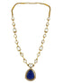 Victorian Gold Plated CZ Necklace Set