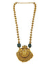 Gold Plated In Coral Beads Long Necklace Set