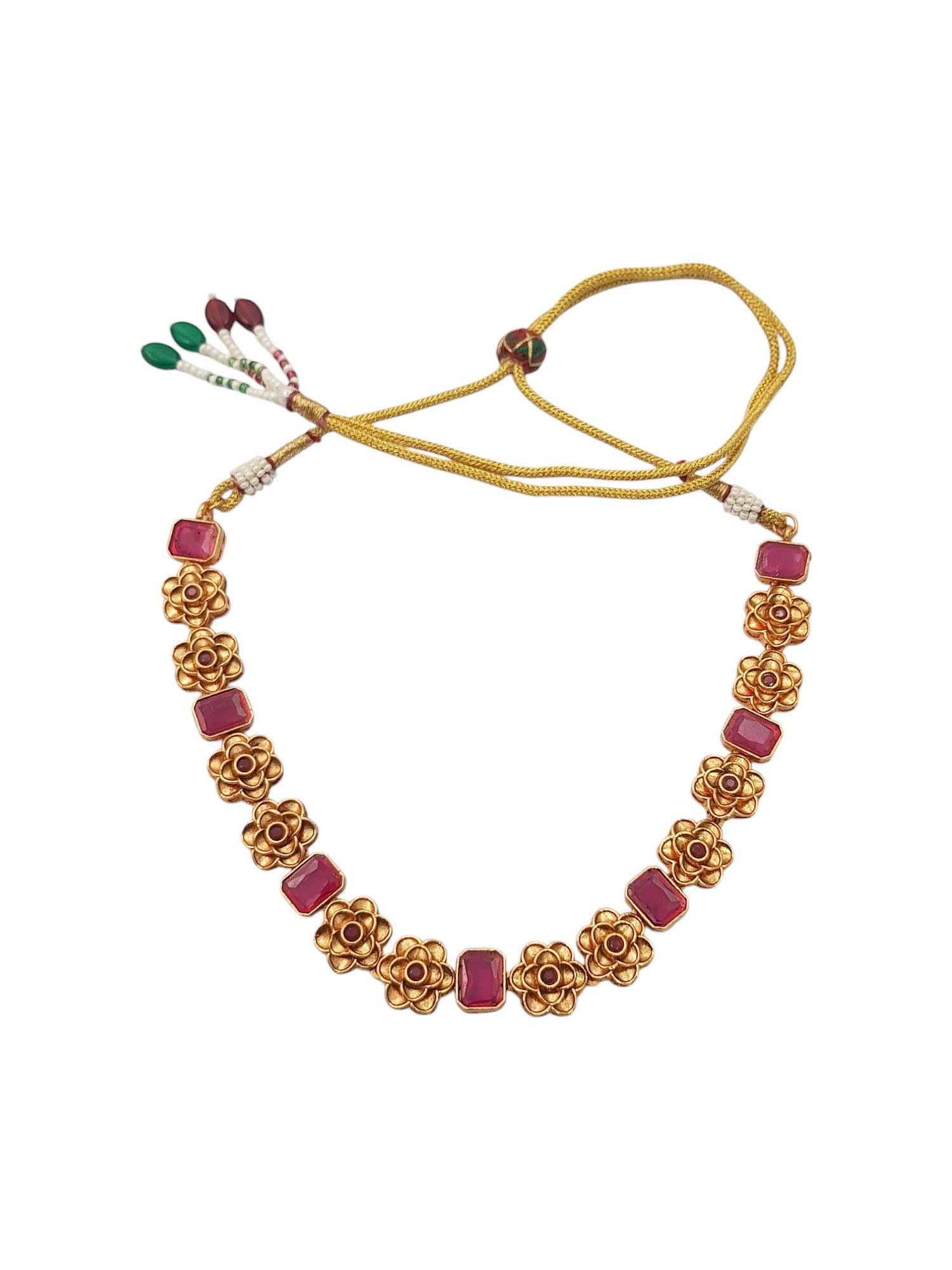 Gold Plated Short Necklace Set