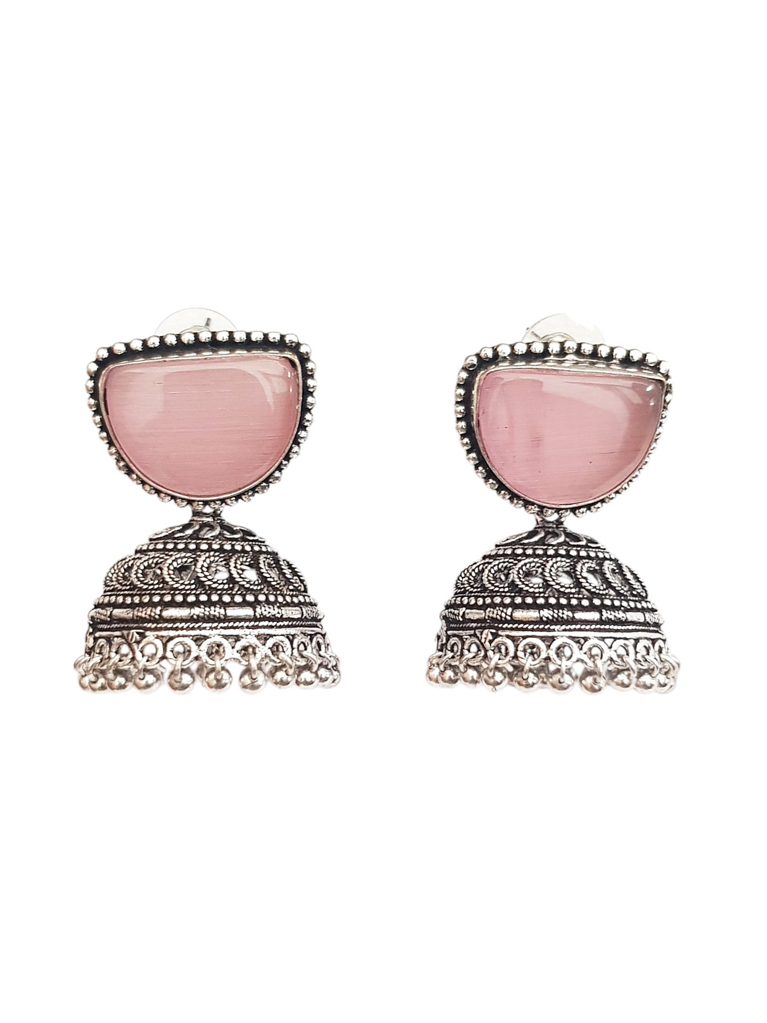 Premium German silver Oxisidised Earring/ Jhumka 12461N