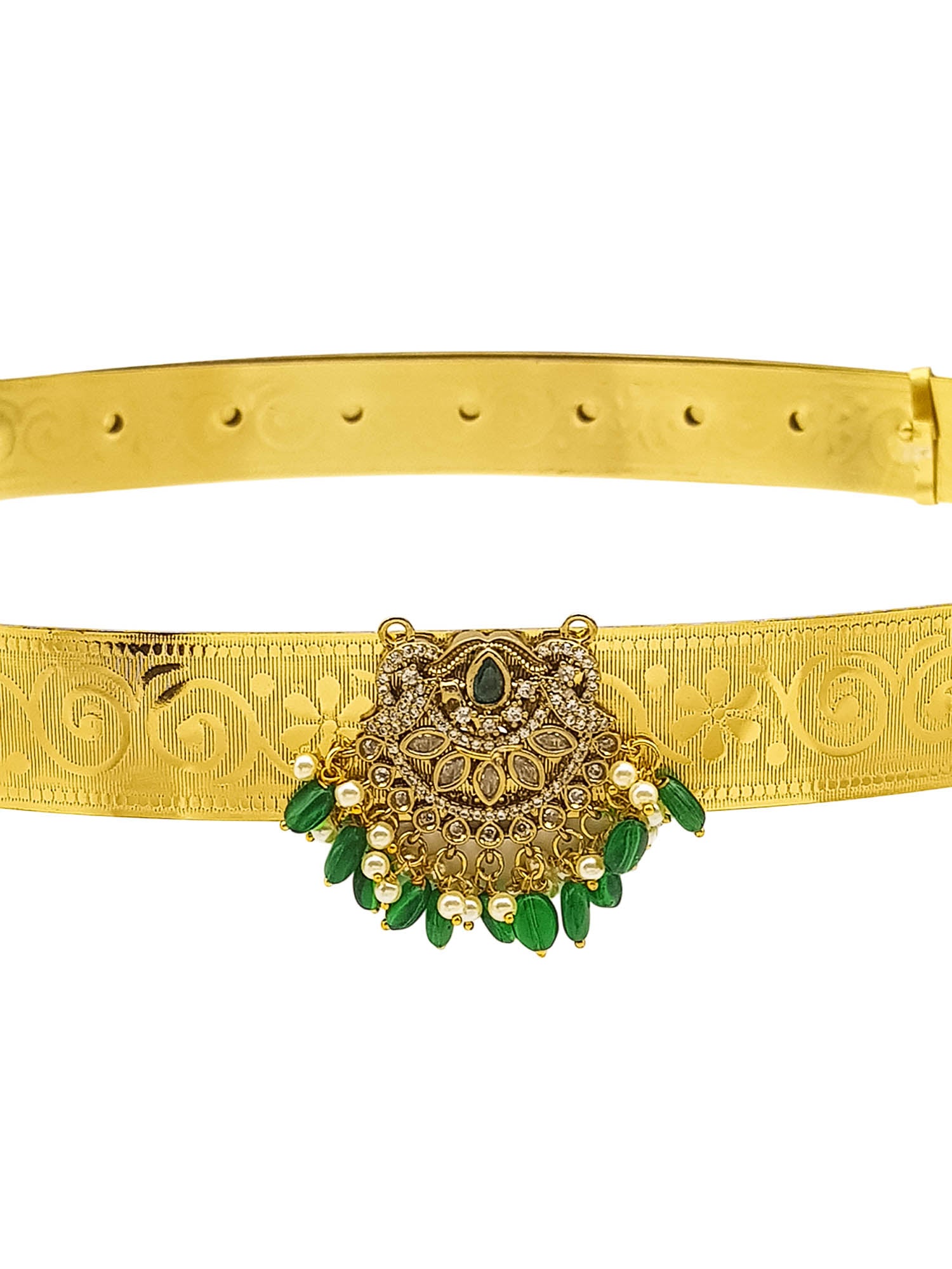 Premium Gold Finish Bridal Vadanam/Vodiannam/waistbelt