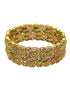 Gold Plated Multi colour cz stone Set of 2 bangles
