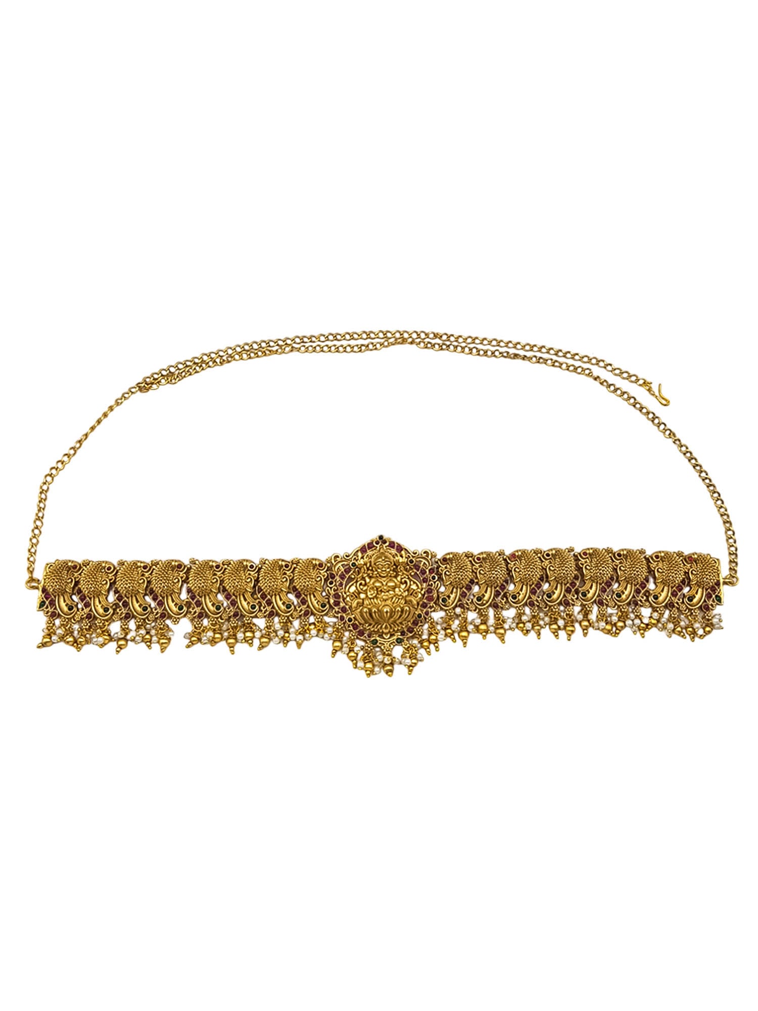 Premium Gold Finish Bridal Vadanam/Vodiannam/waistbelt