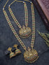 Gold Plated Classic Temple Necklace Combo Set