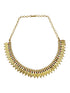 Gold plated Traditional Short Kasu Chain Necklace Set
