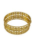 Gold Plated Plain Coin Lakshmi Set of 2 bangles