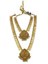 Premium Gold Finish Kasu Necklace Combo Set