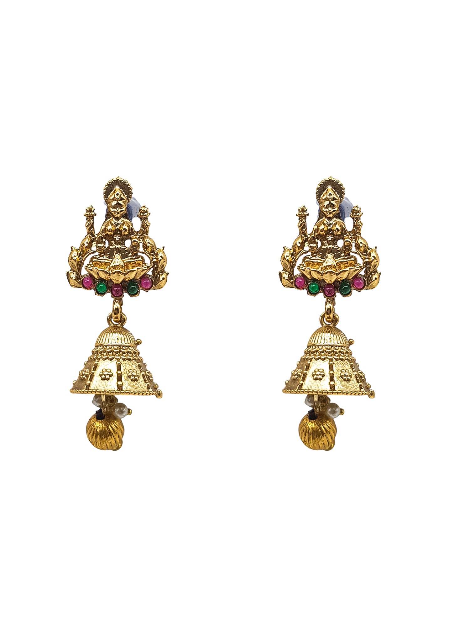 Premium Gold Finish Kasu Necklace Combo Set