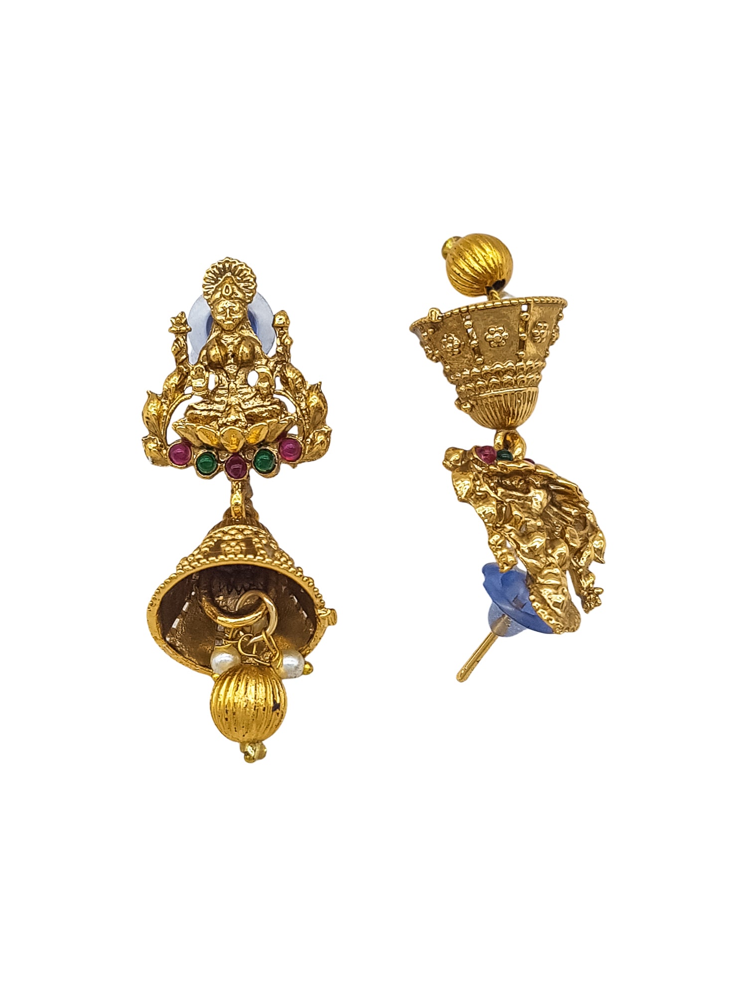 Premium Gold Finish Kasu Necklace Combo Set