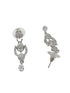 Silver Plated/White Gold Plated Premum Trendy Simple CZ Necklace set