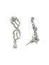 Silver plated/White Gold Plated Premum Trendy Simple CZ Necklace set