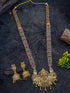 Premium Gold Plated Multi Color Long necklace Set