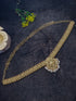 Gold Plated Laxmi waistbelt with pearl drops