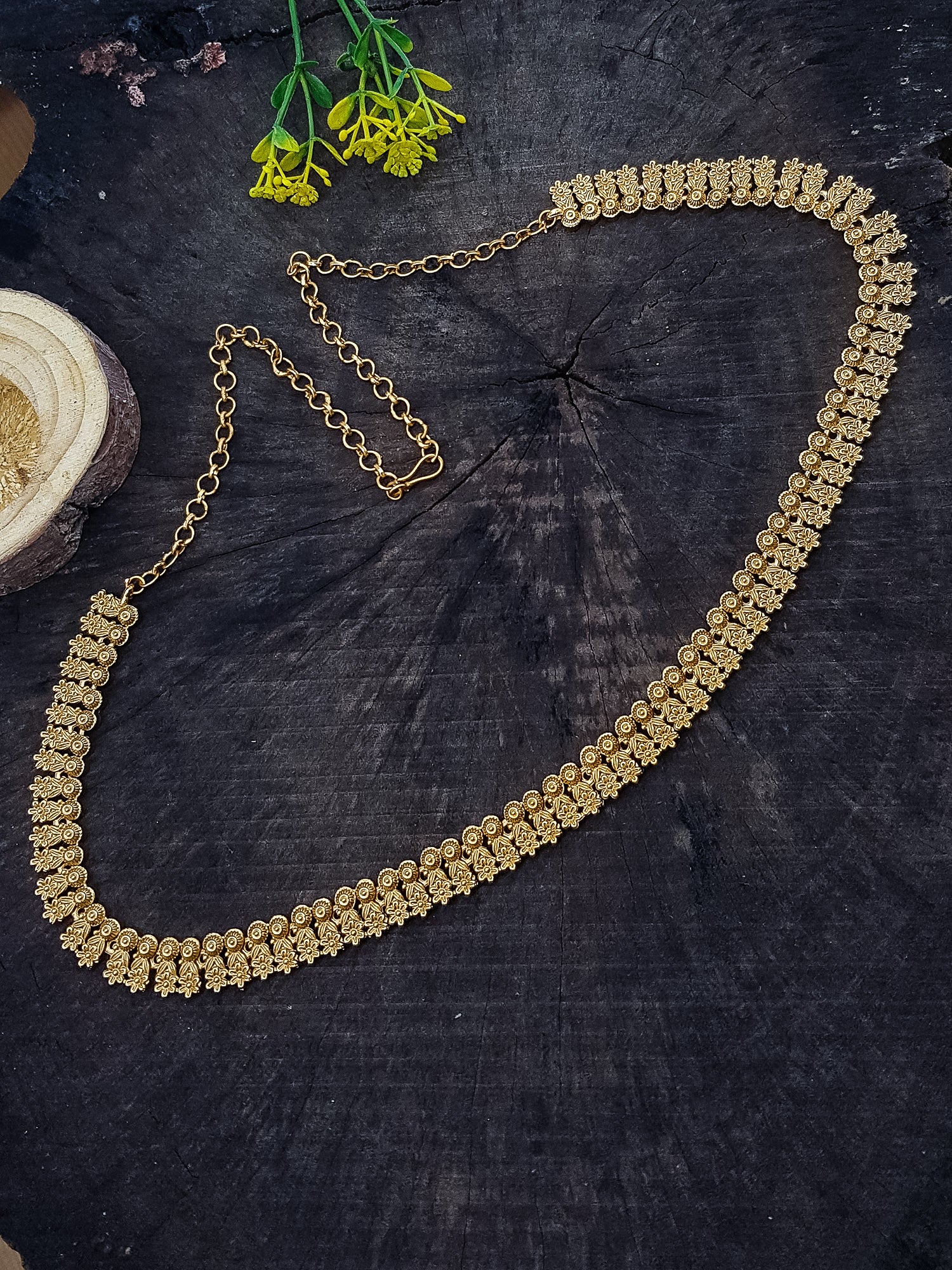 Premium Gold Finish Bridal Vadanam/Vodiannam/waistbelt  0825