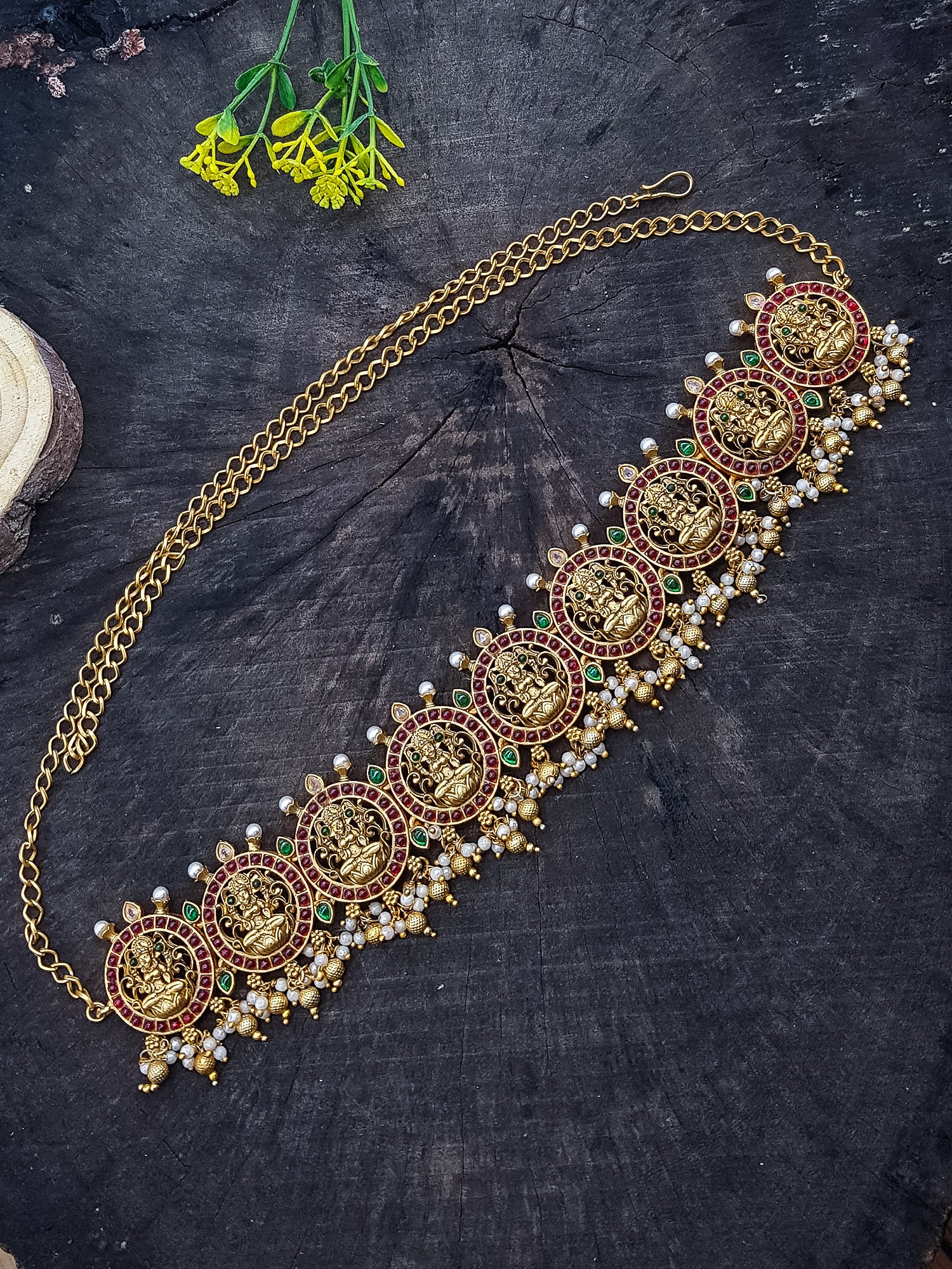 Premium Gold Finish Bridal Vadanam/Vodiannam/waistbelt  0825
