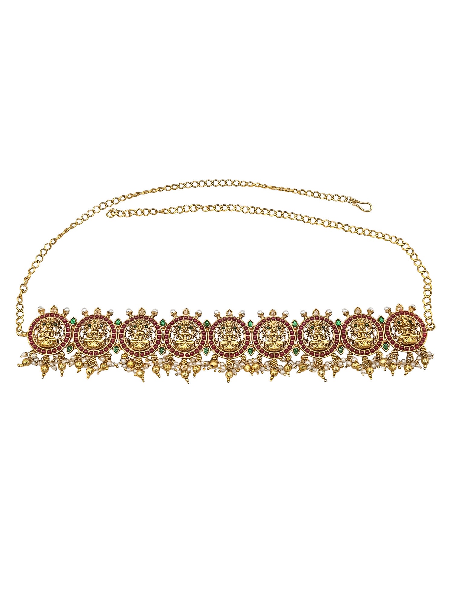 Premium Gold Finish Bridal Vadanam/Vodiannam/waistbelt  0825