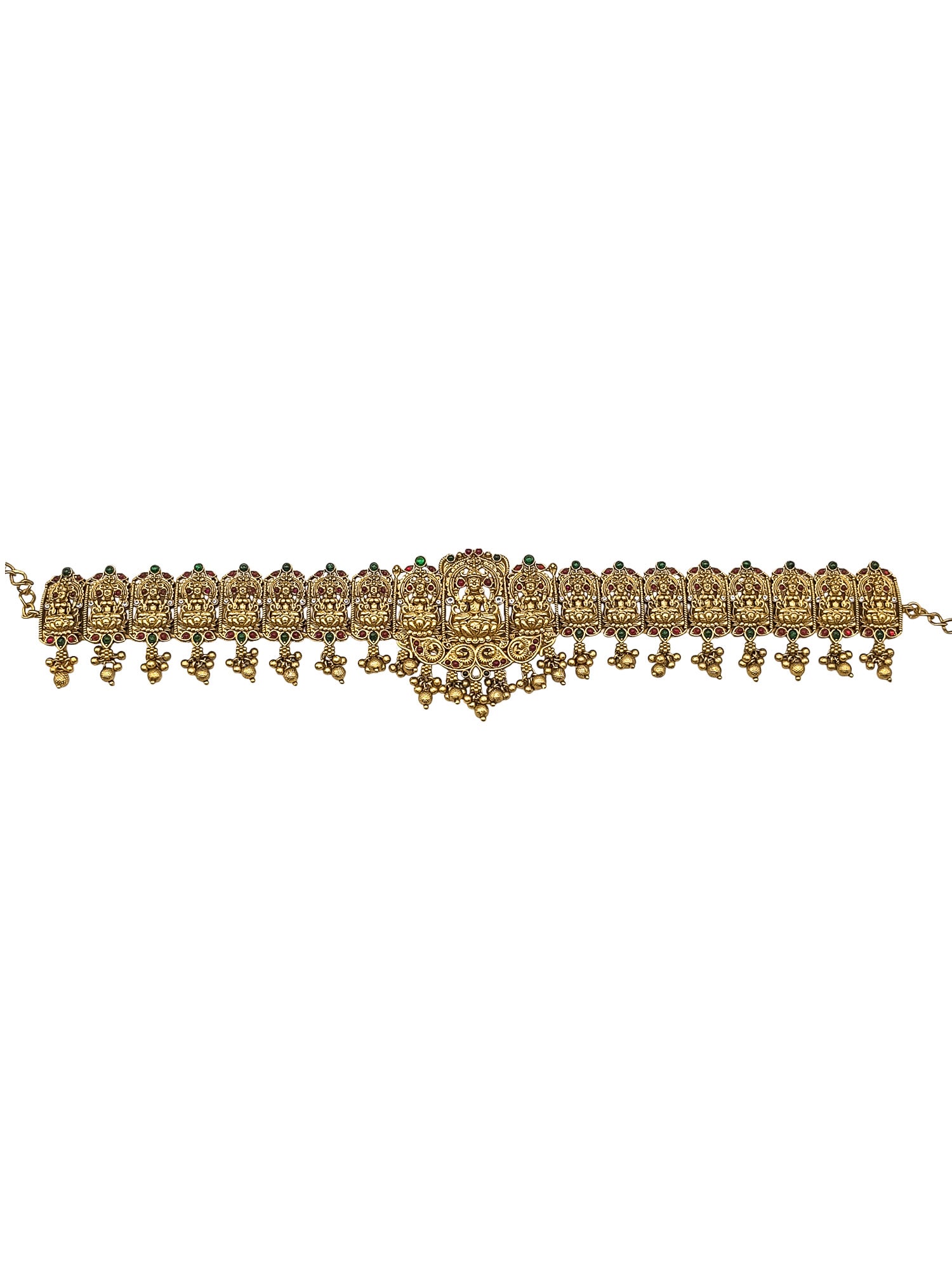 Gold Plated Laxmi Waist Belt