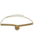 Gold Plated Laxmi waistbelt with pearl drops