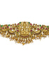 Gold Plated Laxmi Peacock Waist Belt