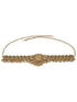 Gold Plated Laxmi Peacock Waist Belt