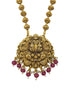 Gold Plated Laxmi Gundu Necklace set