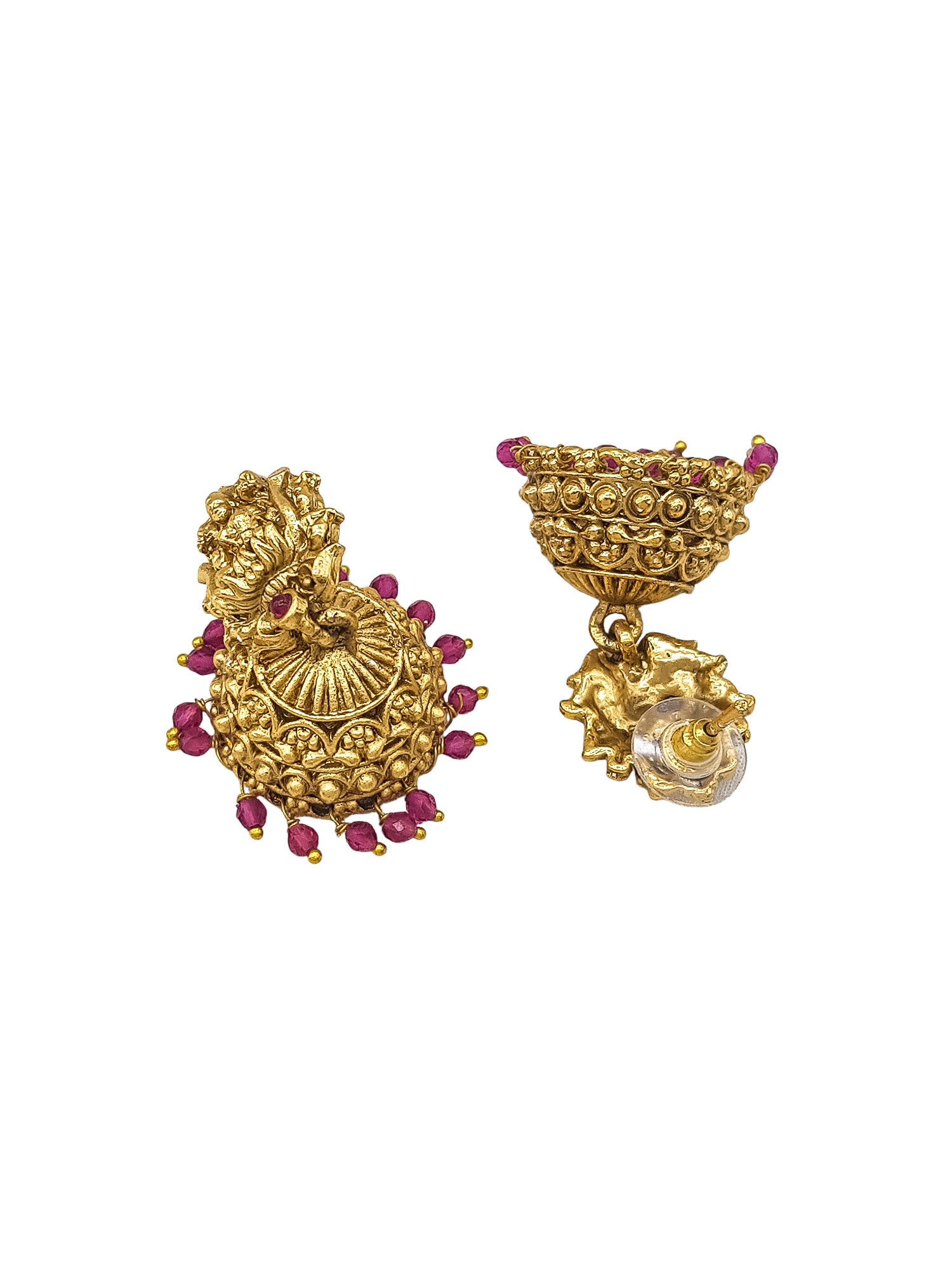 Gold Plated Laxmi Gundu Necklace set