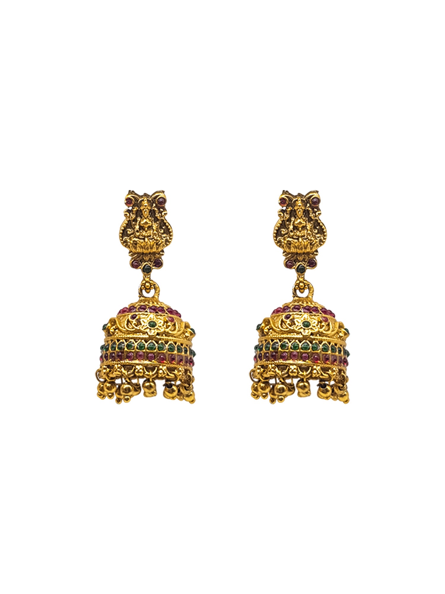 Premium Gold Plated Multi Color Long necklace Set