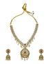Premium Gold Plated Classic Medium Necklace Set  0825